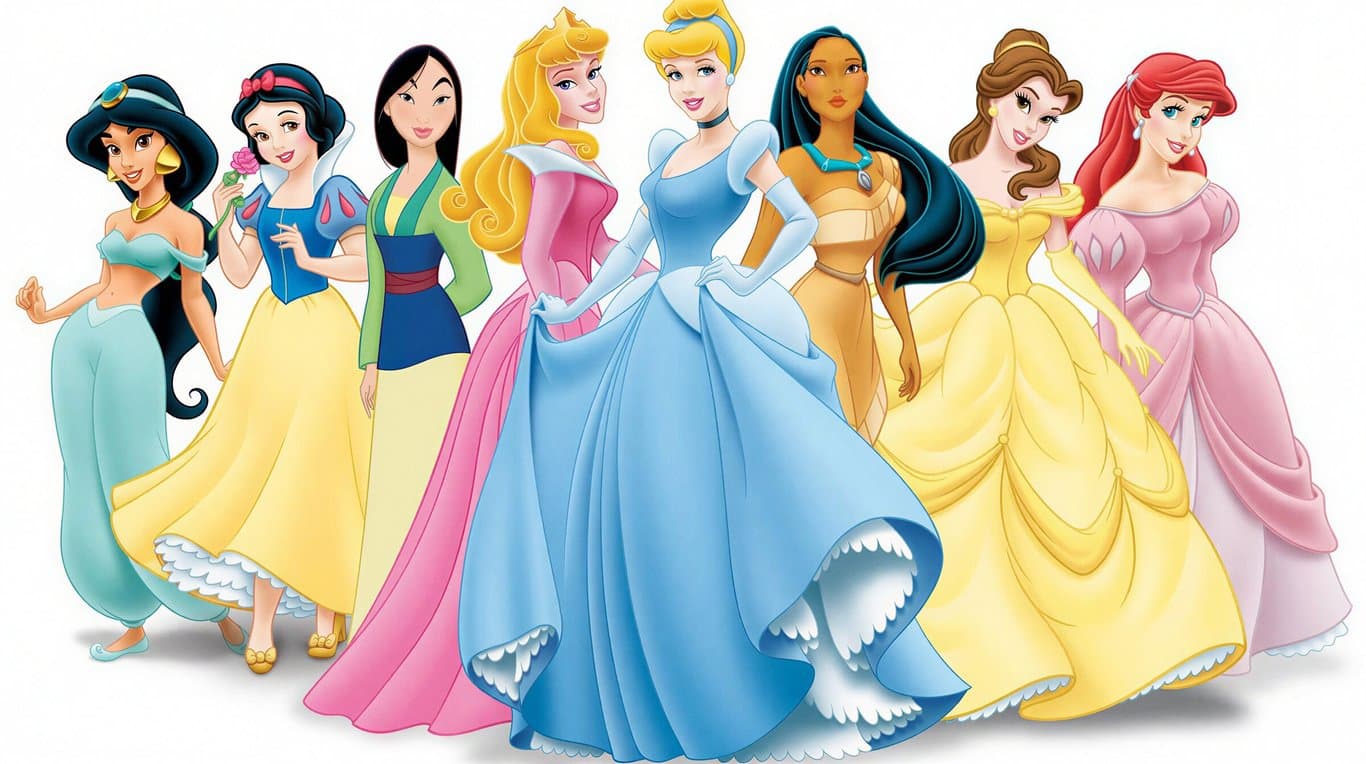 ¿De dónde son las princesas Disney?