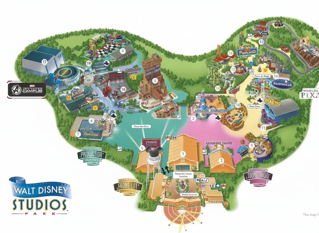 Disney Adventure World​ antes Walt Disney Studio Park